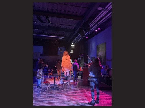 Set Design <i>ONCE</i> Wilbury Theatre Group 2024
